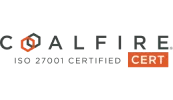 ISO/IEC 27001, 27799* certification seal