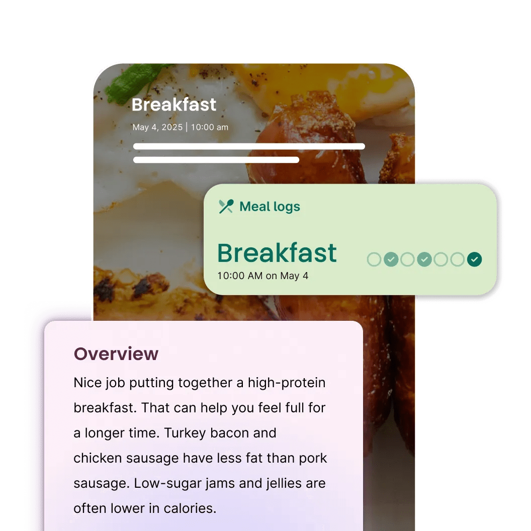Content carousel displaying Verily Me app with AI assistant Violet