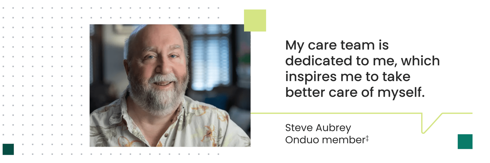 Onduo virtual care management solution member Steve Aubrey