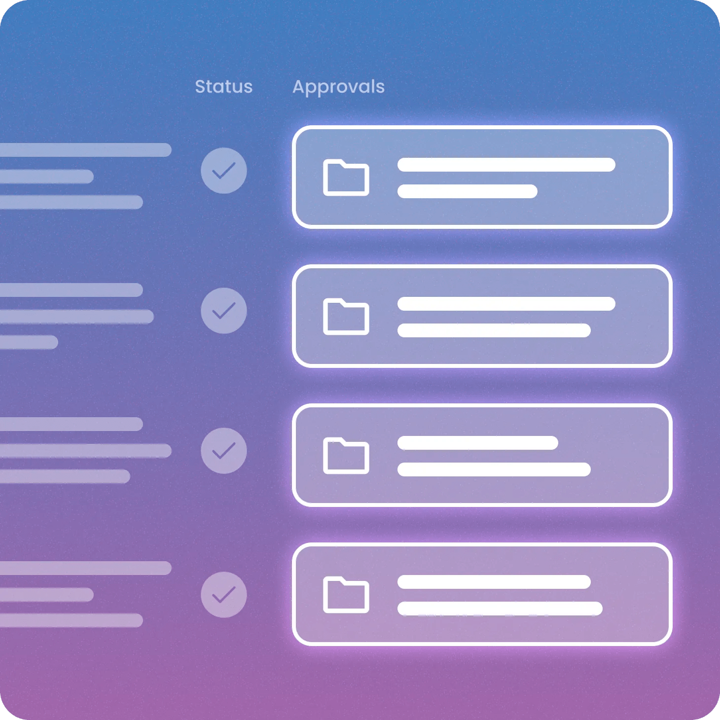 Abstract visualization of data fields for healthcare auditability.