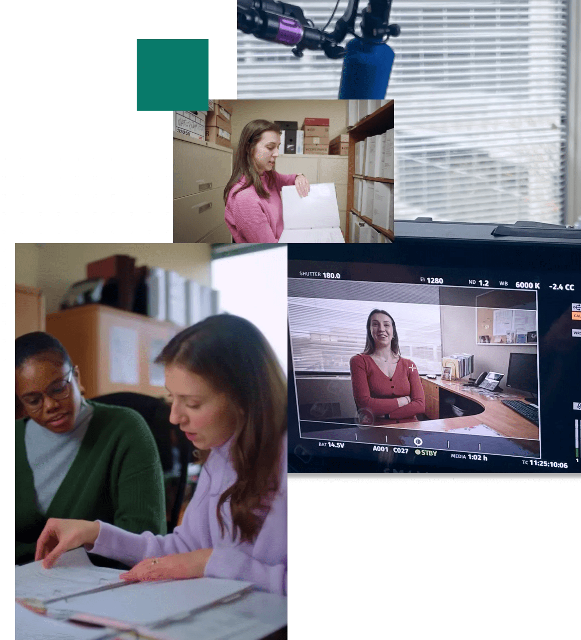 Collage of a research team at the American Oncology Network, The Center for Cancer and Blood Disorders.